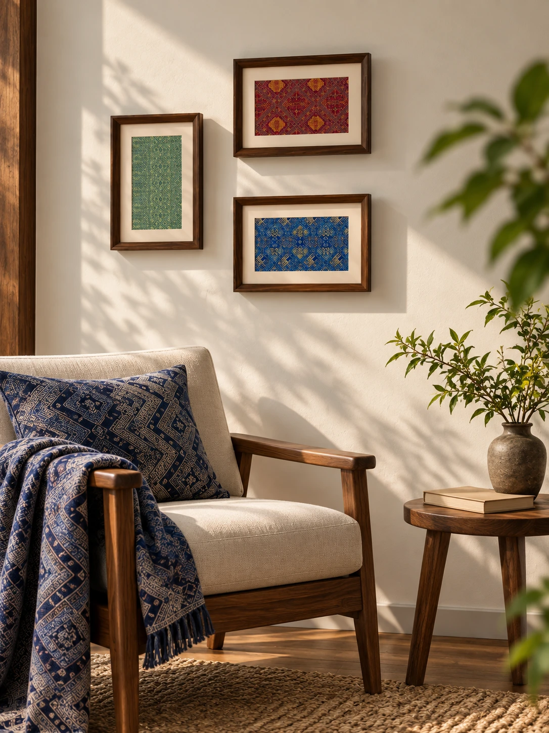 Framed Brocade Studies in context