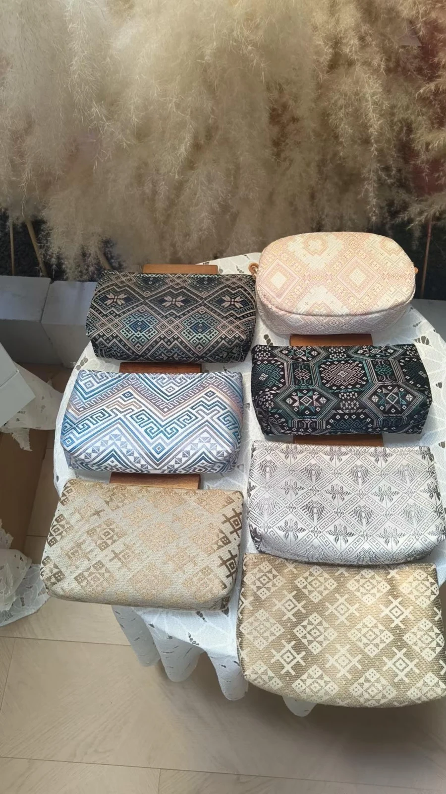 Little Brocade Pouches — Supplier photograph