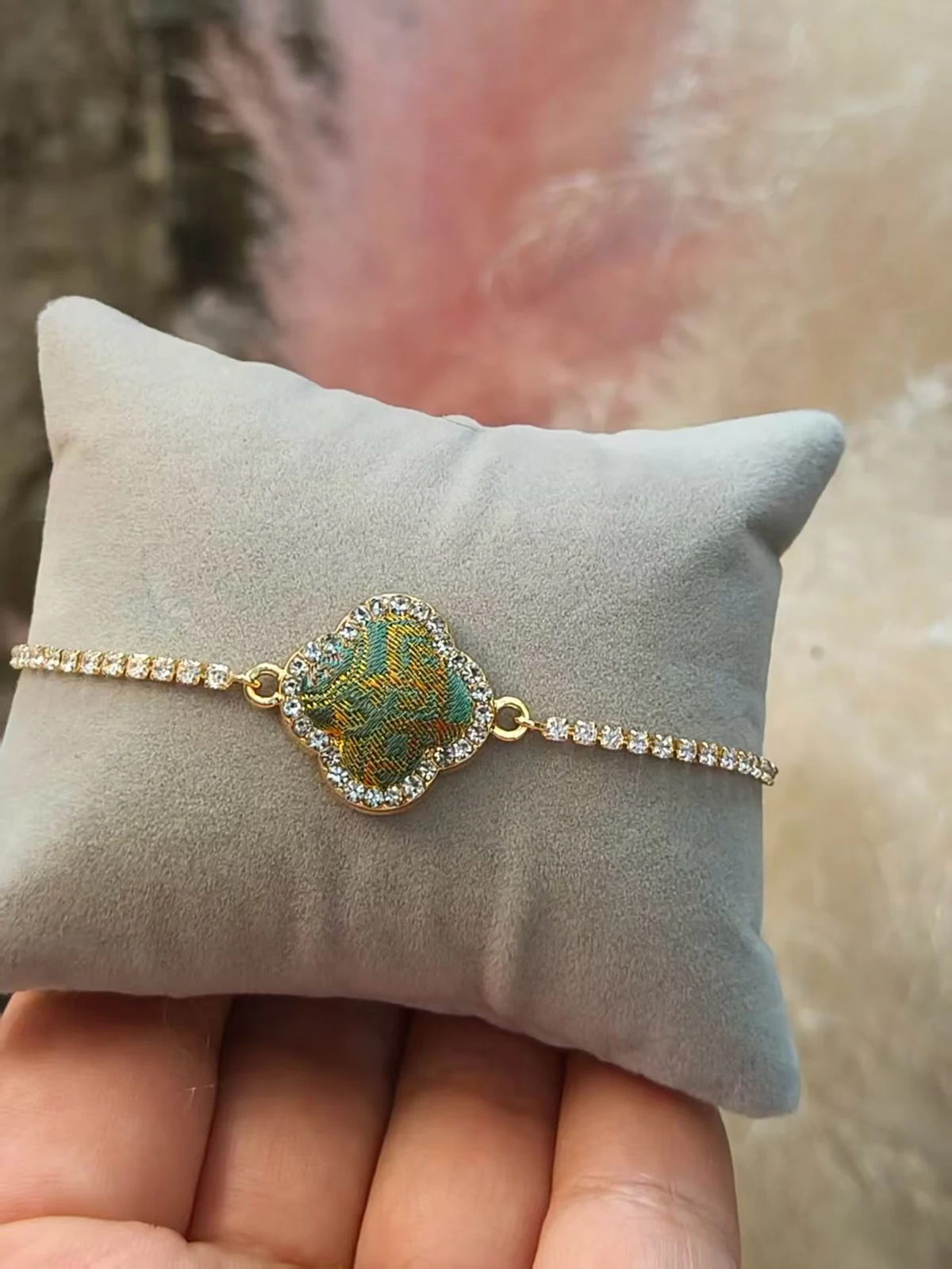 Woven Flower Bracelet — Supplier photograph