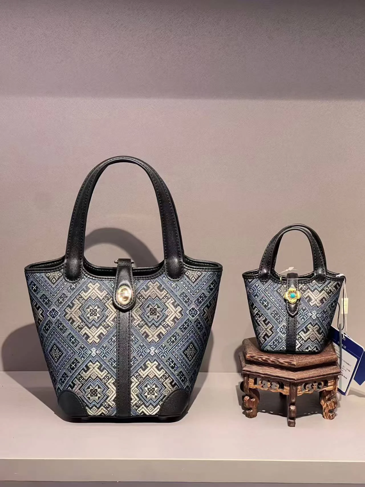 Slate Basket Bag — Supplier photograph