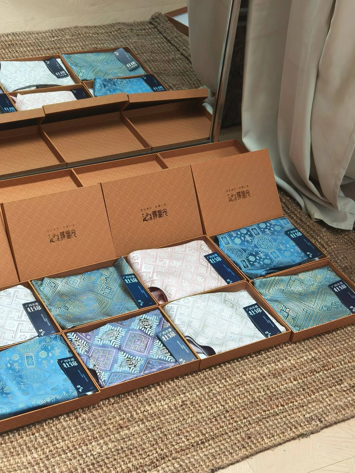 Brocade Scarves & Ties — Supplier photograph