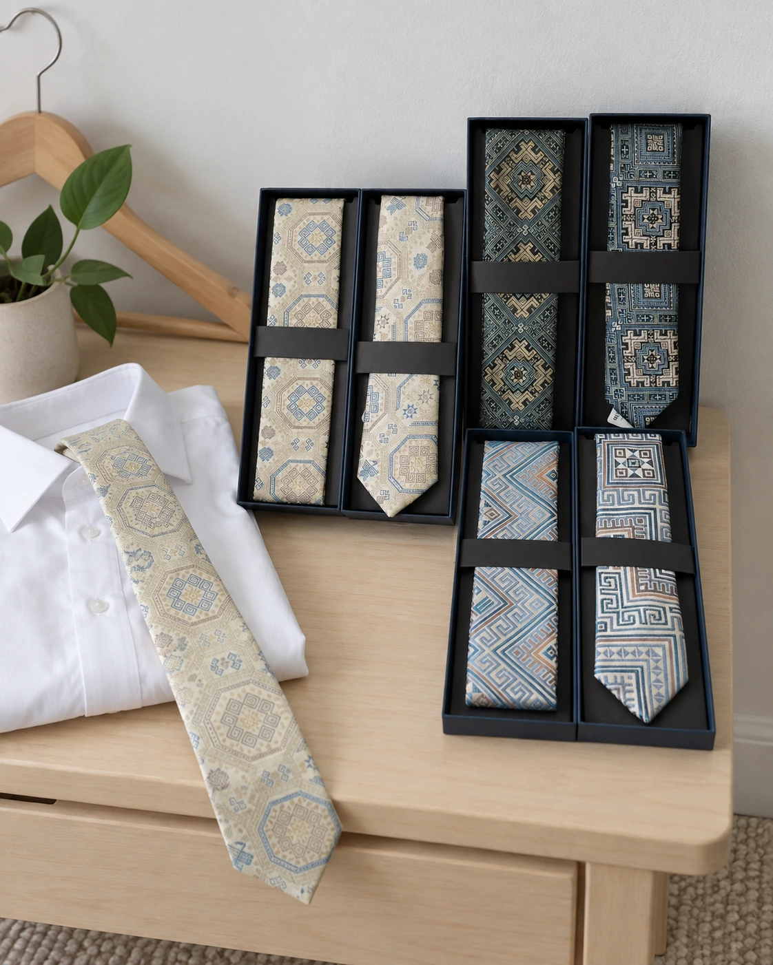Brocade Scarves & Ties in context