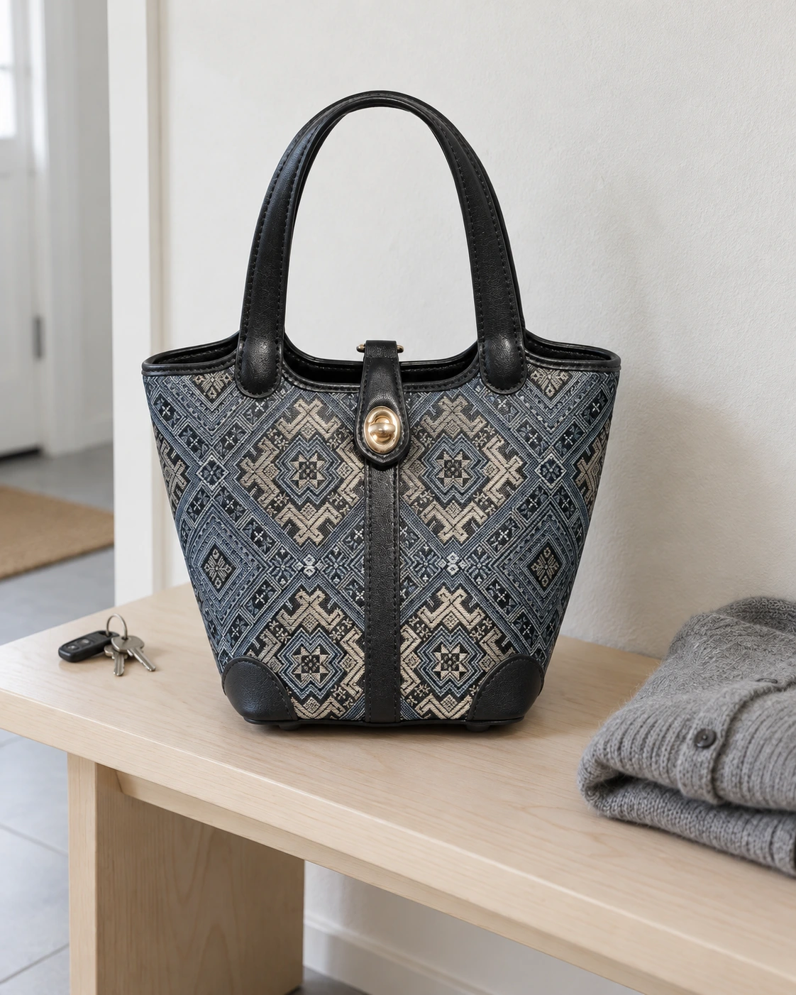 Slate Basket Bag in context